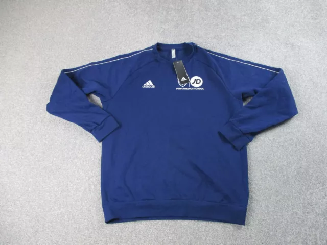 Adidas Scottish FA Sweatshirt Top Mens Large L Blue Long Sleeve Crew Neck