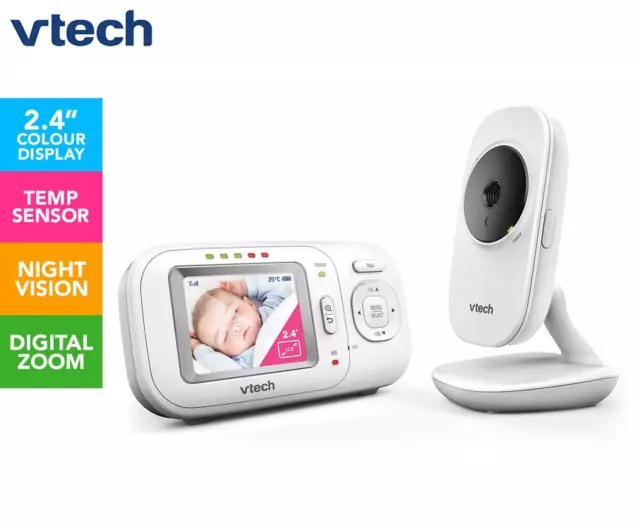 Vtech Bm2700 Single Camera Safe & Sound Video Audio 2.4Ghz Digital Baby Monitor