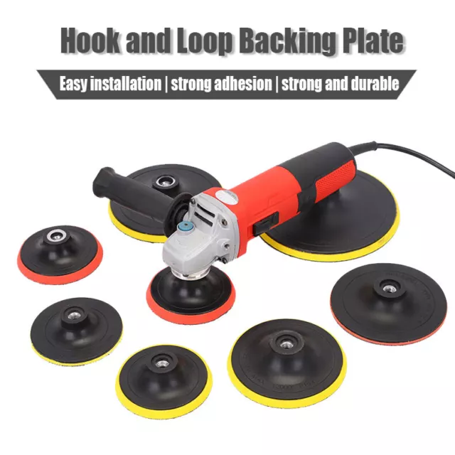 Backer Pad Hook and Loop Backing Plate for buffing Pads Polishing Sanding Discs