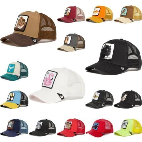 Animal Farm Trucker Mesh Baseball Hat Goorin Bros Style Snapback Cap Hip Hop Men