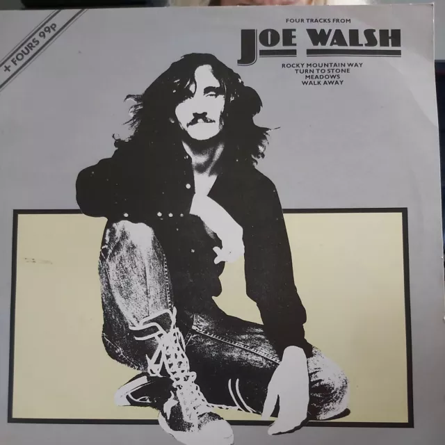 Joe Walsh~Four Tracks sampler From Joe Walsh~1977 ABE 12002 Vinyl 12" Single