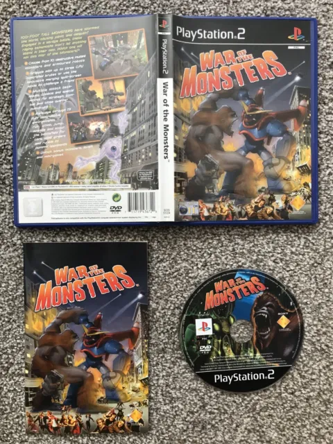 War Of The Monsters Sony Playstation 2 Ps2 Game With Manual Official Uk Pal