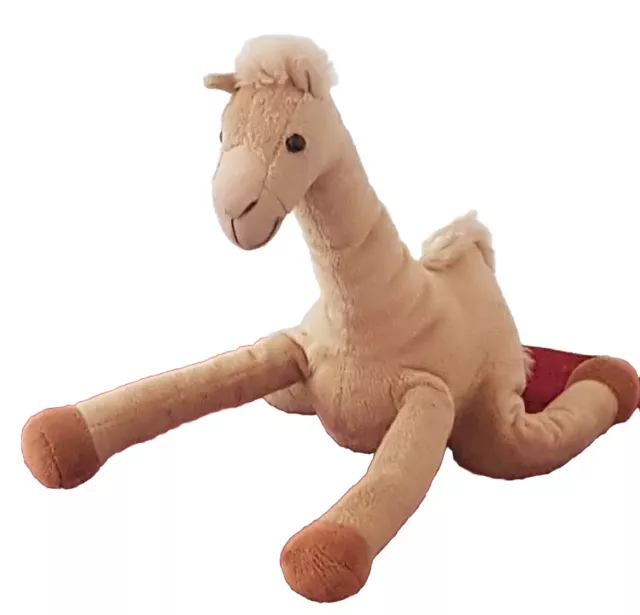 BAMBINO Dubai Camel Soft  Plush Toy  10" Sitting  Camel Desert Animal  .