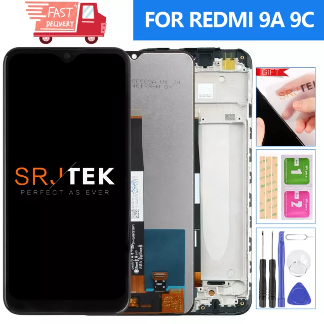 For Xiaomi Redmi 9A 9C Screen Replacment 6.53 LCD Display Touch Digitizer Frame