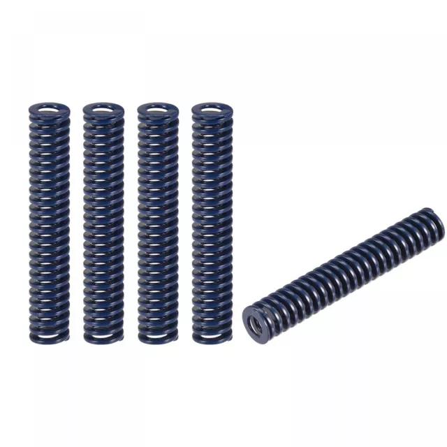 Spring 5pcs 12mm OD 75mm Long Spiral Stamping Light Compression 3D Printer Blue