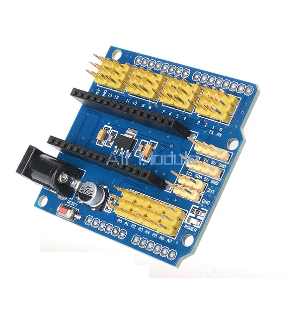 5 PCS NewNano I / O Expansion sensor Shield Module For R3 Nano V3.0
