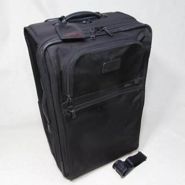 Tumi 22922Dh Alpha Black 22" Suitcase Wheeled 2 Wheels Expandable Good