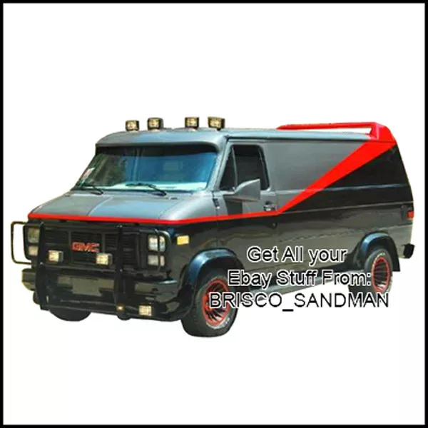 Fridge Fun Refrigerator Magnet A-TEAM VAN 80s Retro Mr. T Specialty Diecut