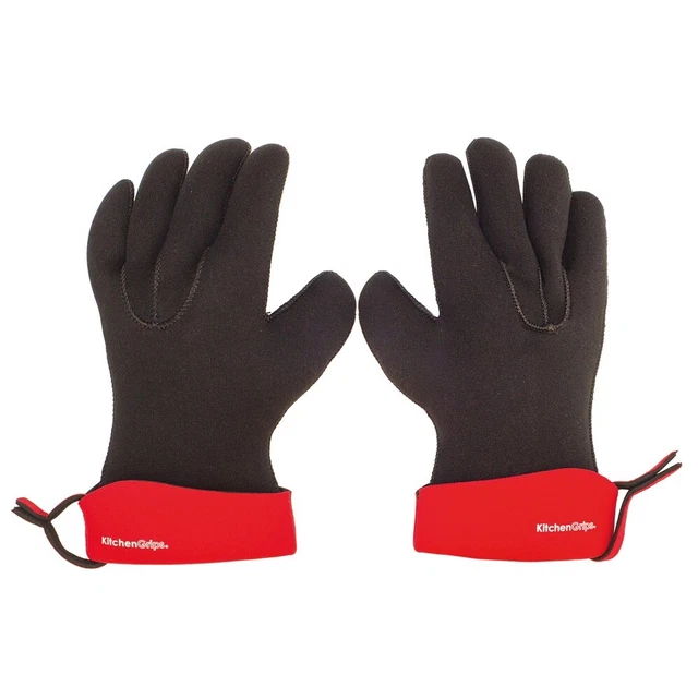 Kitchen Grips HAUSRAT Kochhandschuh mit Finger, 2er Set