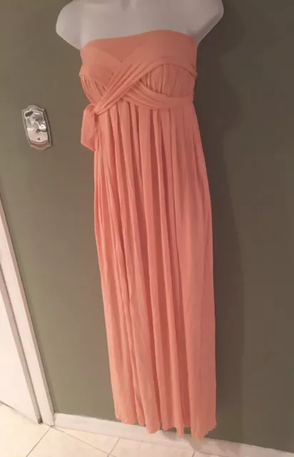 🆕👗  Rachel Pally Strapless Caftan Tie Jersey Maxi Dress, M