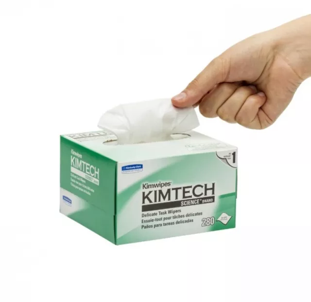 New Kimtech Science Kimwipes 34120 Delicate Task Wipers - White Case (30 Boxes)