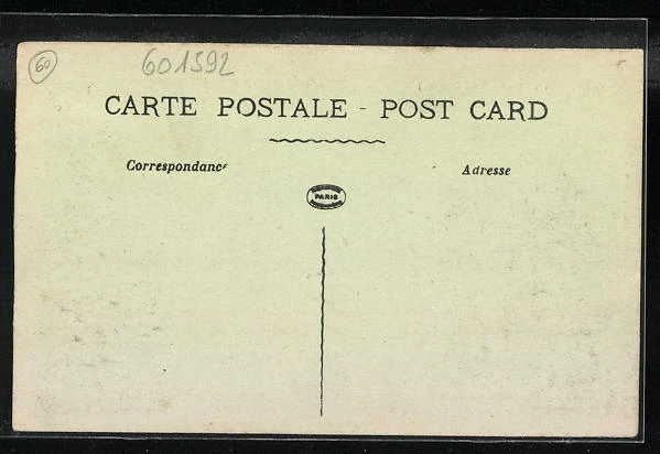 CPA Canny-sur-Matz, La Grande Rue et la Gare after the 1914-19 bombings 2