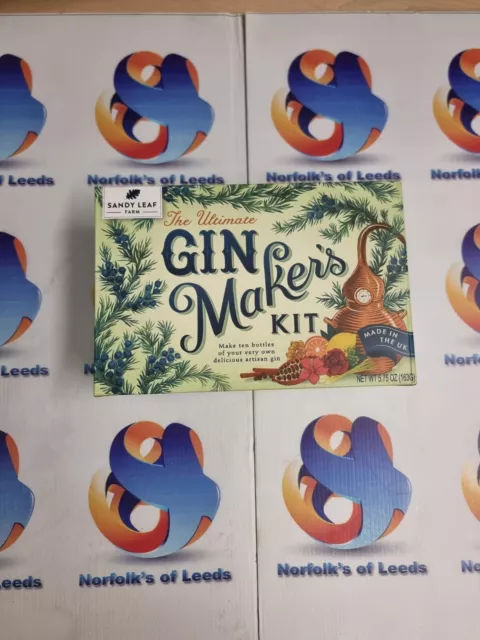 Sandy Leaf Farm Ultimate Gin Making Kit Make Ten Big Bottles Christmas gift