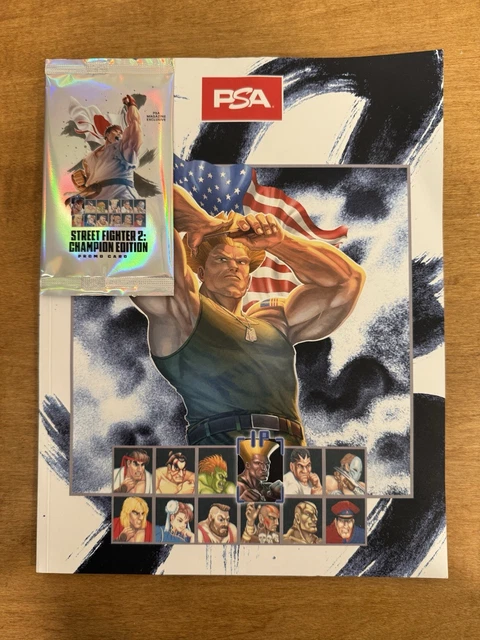 PSAマガジン STREET FIGHTER2 特典 ガイル ブルースター 30 PSA MAGAZINE GUILE Cover Street Fighter 2: Champion Edition