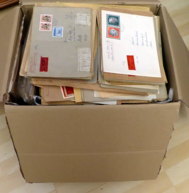 2750x Briefe Karte Belege DDR Sammlung Posten Lot Bedarf (31-3