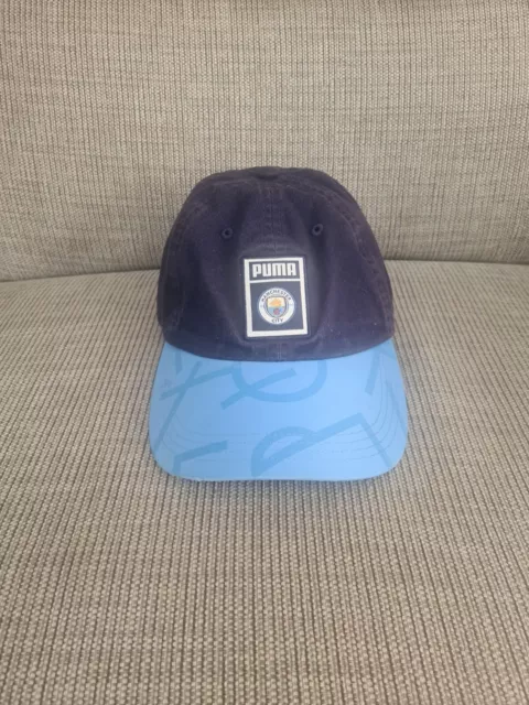 Puma Manchester City FC Hat Cap 2-tone Blue Snapback Soccer Football