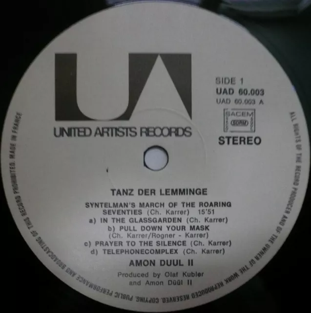 RARE 2xLP AMON DÜÜL II Tanz Der Lemminge 1971 FRANCE KRAUTROCK PSYCHEDELIC ROCK 2