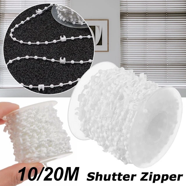 RUSTPROOF AND ERGONOMIC Vertical Blind Beaded Cord Join Clip Connector