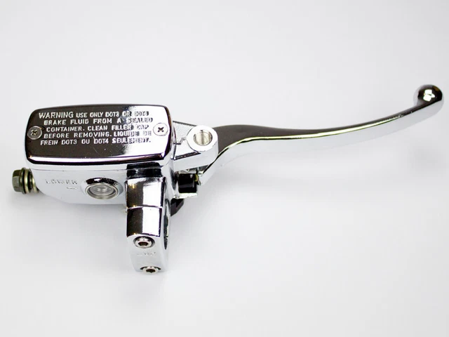 Bremspumpe / Bremszylinder Vorn Chrom Für GY6 Grand Retro (für Lenker D