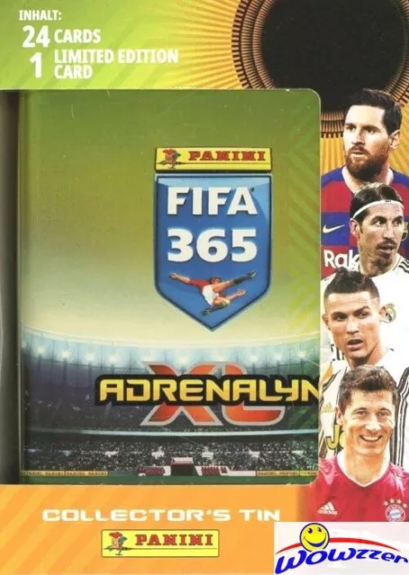2022 Panini Adrenalyn XL World Cup Qatar Collectors TIN with 24 Cards &  Limited Edition! Imported! Look for Cards from Lionel Messi, Kylian Mbappe,  Christian Pulisic, Ronaldo & More! Imported! WOWZZER!