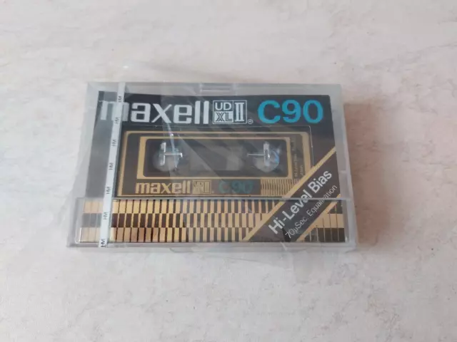 Maxell UD XL II C90 Cassette IEC II High Pos neu!