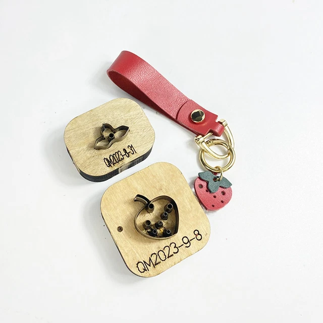 Matrices De Découpe Pour Cuir En Forme De Fleur 4 Feuilles - Alliage Acier, Lot De 2 Tailles - Pour Bijoux, Bricolage