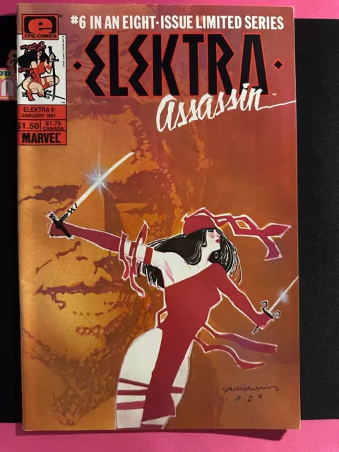 Elektra Assassin #6 1987 Marvel Comic Epic Comics Frank Miller