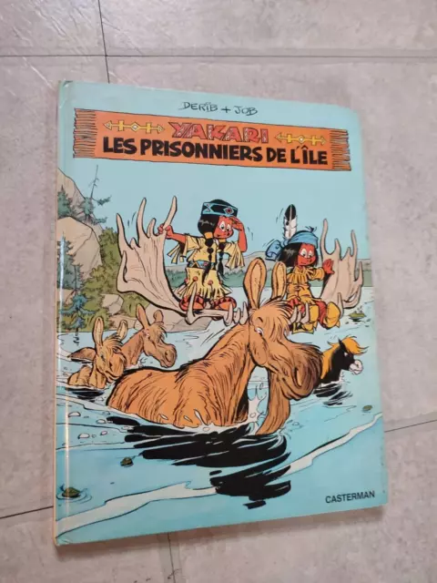 LIVRE BD YAKARI LES PRISONNIERS DE L'îLE CASTERMAN DERIB JOB 1983 E.O NUMERO 9