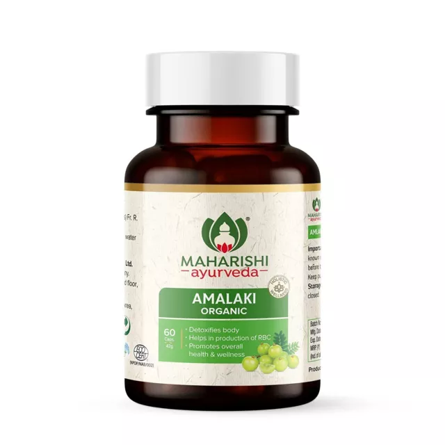 Maharishi Ayurveda Capsules Amalaki Bio | Amla Rasayana-60 Gélules