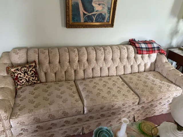 Antique Pullman couch sofa