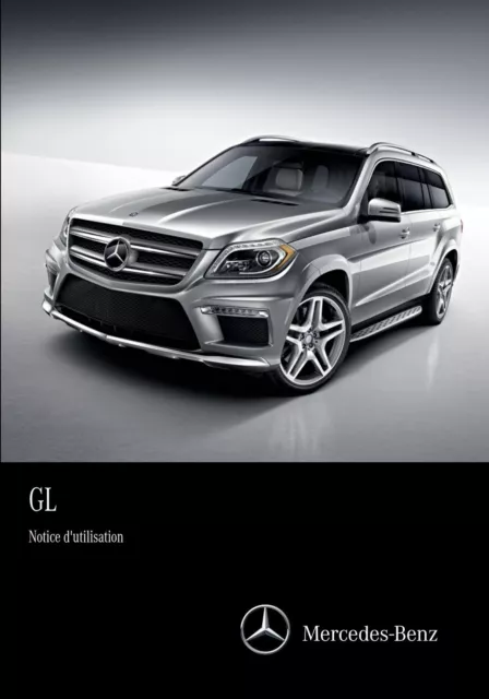 Mercedes GL X166 2012-2015 Notice d'Utilisation Français