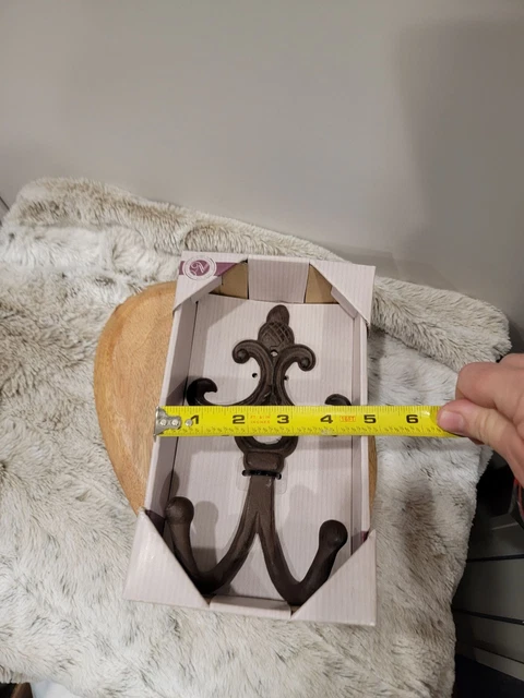 Antique Style Rustic Fleur De Lis Coat Hook, hat hook, towel hook