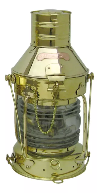 Ankerlampe mit Petroleumbrenner Schiffslampen Messing Ø=23cm Sea4You