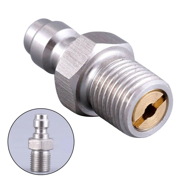 Vanne de connexion rapide en acier inoxydable antirouille pour pompes haute pres