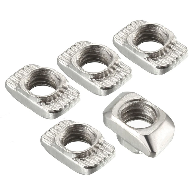 Scorrimento t scanalatura dadi,filo M5 per serie 2020 alluminio profilo 10pz