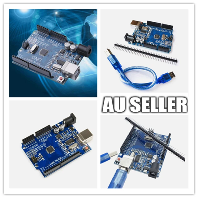 Arduino Head ARDUINO UNO R3 Dev Board ATMEGA328P SMD+ Pin Head $4.99 - PicClick AU