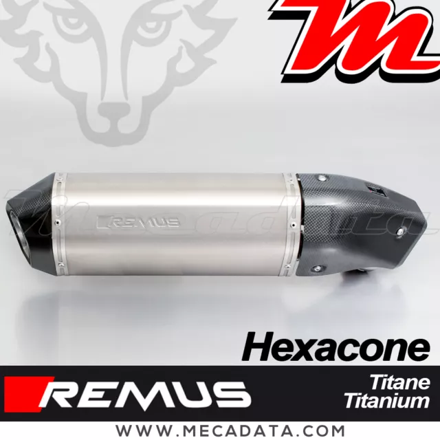 Silencieux Pot d'échappement REMUS Hexacone Titane BMW S 1000 XR 2020