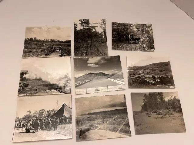 9 Official US War Department WWII ERA Photos New Guinea & Surrounding Lot# 5