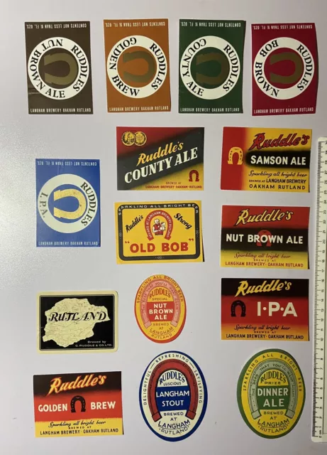 15 Old Ruddles Langham, Rutland, Brewery Beer Labels Lot 103