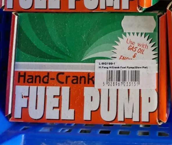 New ex shop stock hand crank fuel punp RC Nitro