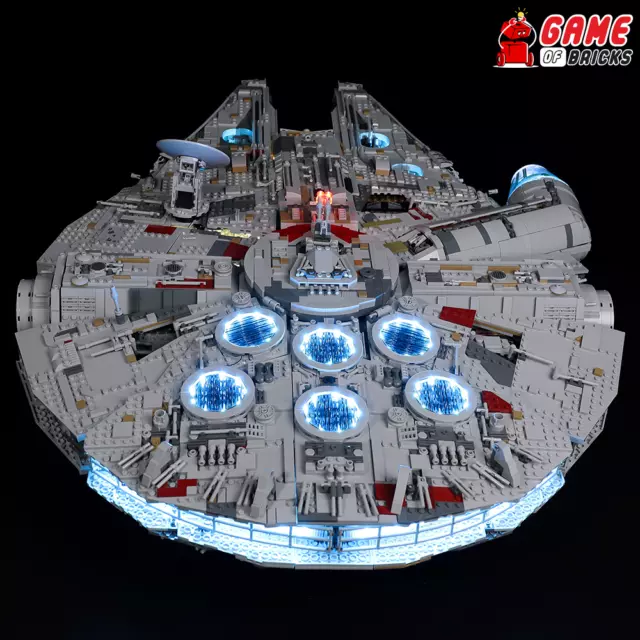 LED Light Kit for Millennium Falcon - Compatible with LEGO® 75192 Set (Remote) 2