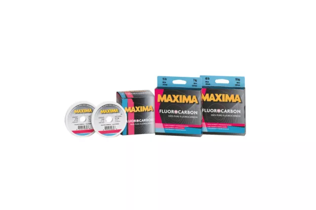 Maxima Fluorocarbon 25m Leader Spool All Sizes All B/S Available Coarse Fishing