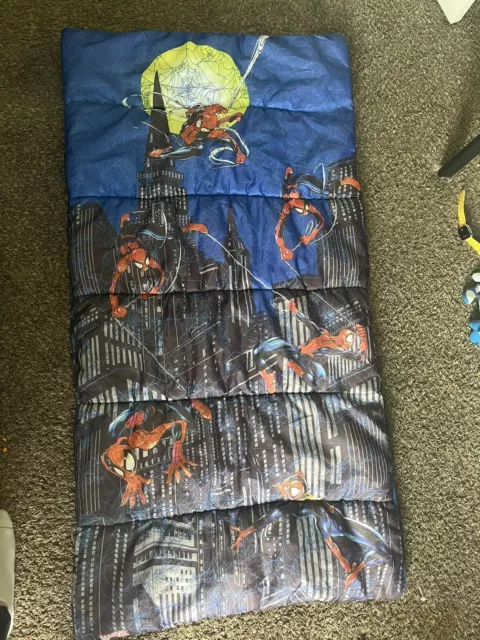 Spider-Man Marvel Vintage VTG Y2K Sleeping Bag 2000 Kids