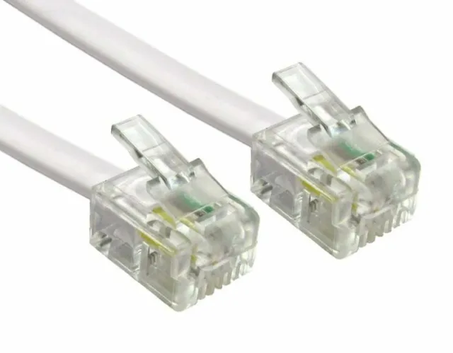 RJ11 a RJ11 cavo router ADSL cavo cavo cavo cavo per lotto telefono a banda larga BT SKY