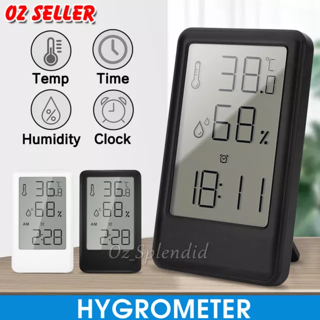 2024 Digital Thermometer Humidity Meter Room Temperature Indoor LCD Hygrometer