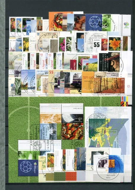 Bund BRD, Jahrgang 2006 aus Deutschland Plus Abo, Ecken UR komplett ESST Berlin
