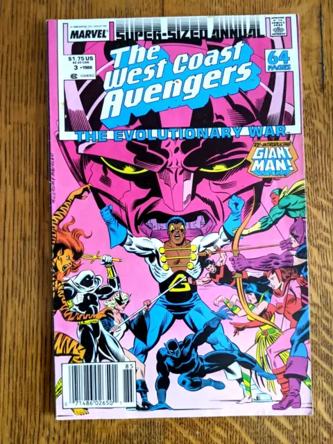 💎 West Coast Avengers Annual #3 (Marvel 1988) Copper Age Comic COMBINE SHIP 💎