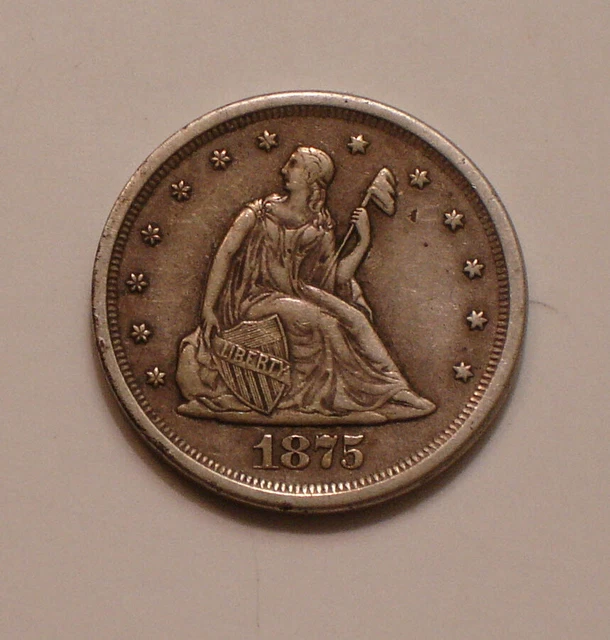 1875-S Twenty Cent Piece 20¢