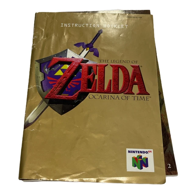 the-legend-of-zelda-ocarina-of-time-instruction-manual-booklet-nintendo-64-n64-12-50-picclick
