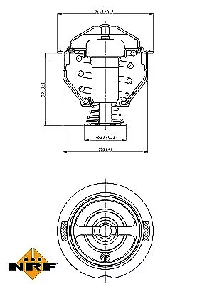 NRF Thermostat, Kühlmittel  u.a. für AUDI, VW